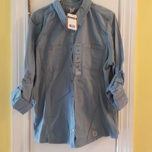 Carhartt button up shirt